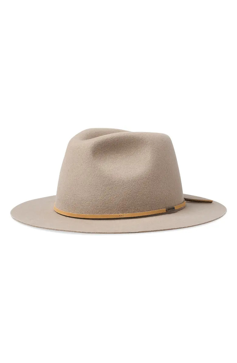 Brixton Wesley Wool Felt Fedora | Nordstrom | Nordstrom