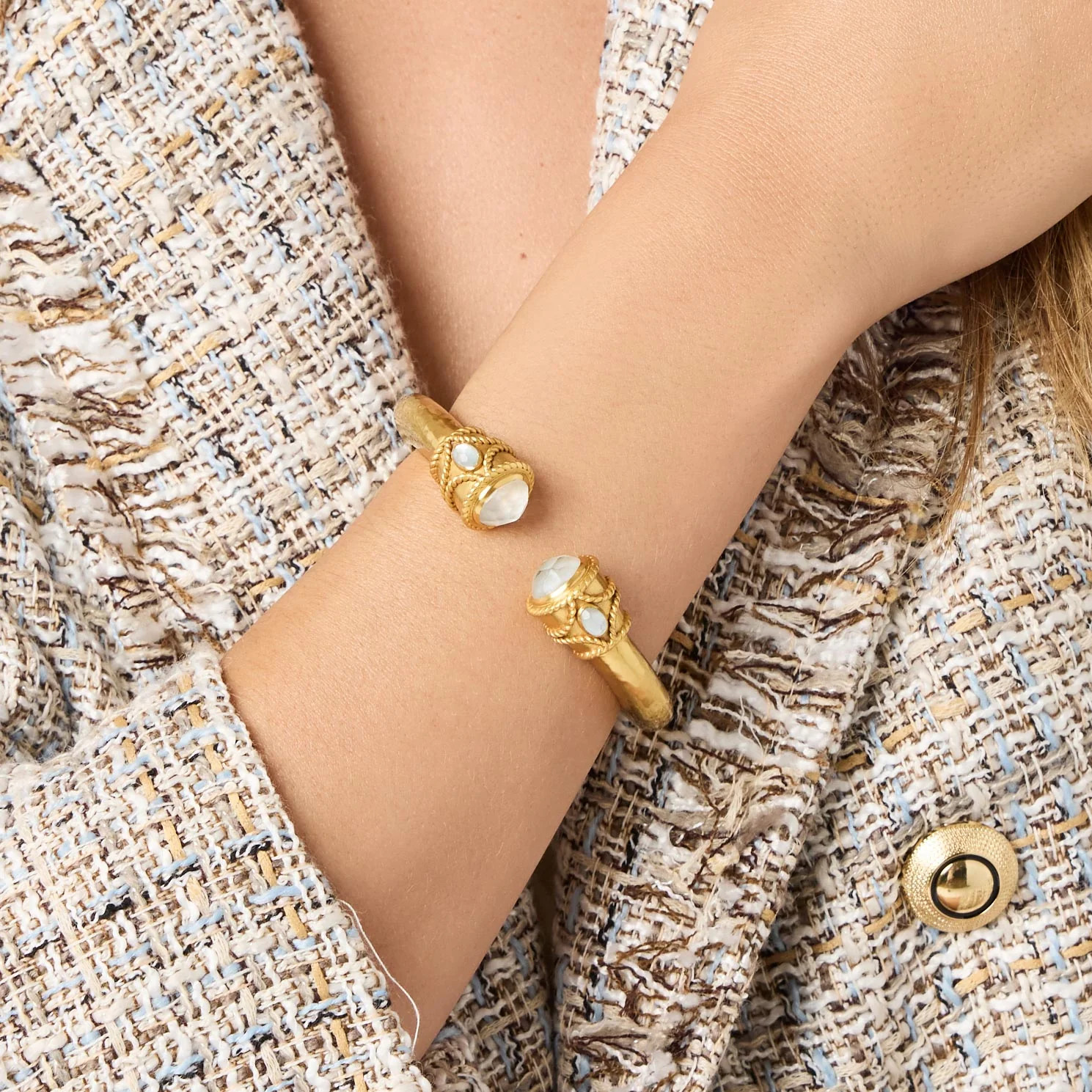Nassau Demi Cuff Bracelet | Julie Vos | Julie Vos