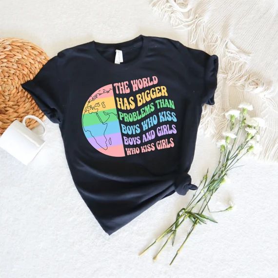 The World Has Bigger Problems Than Boys Who Kiss Boys and - Etsy | Etsy (US)