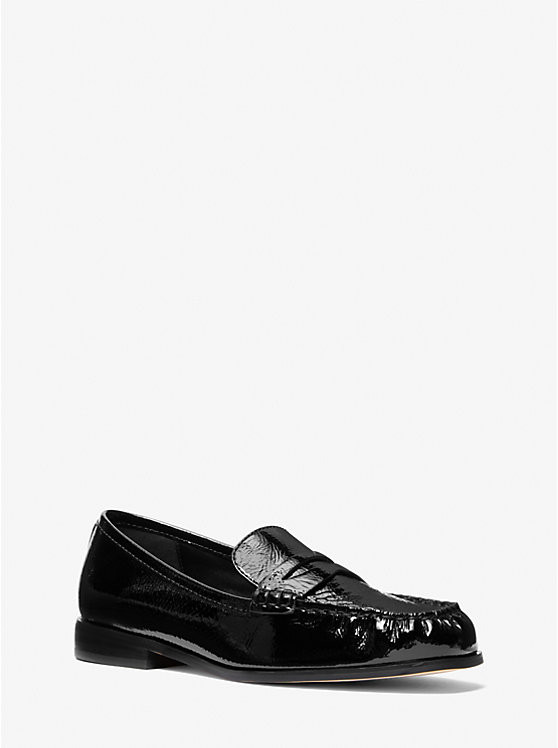 Carlson Crackled Patent Leather Loafer | Michael Kors US