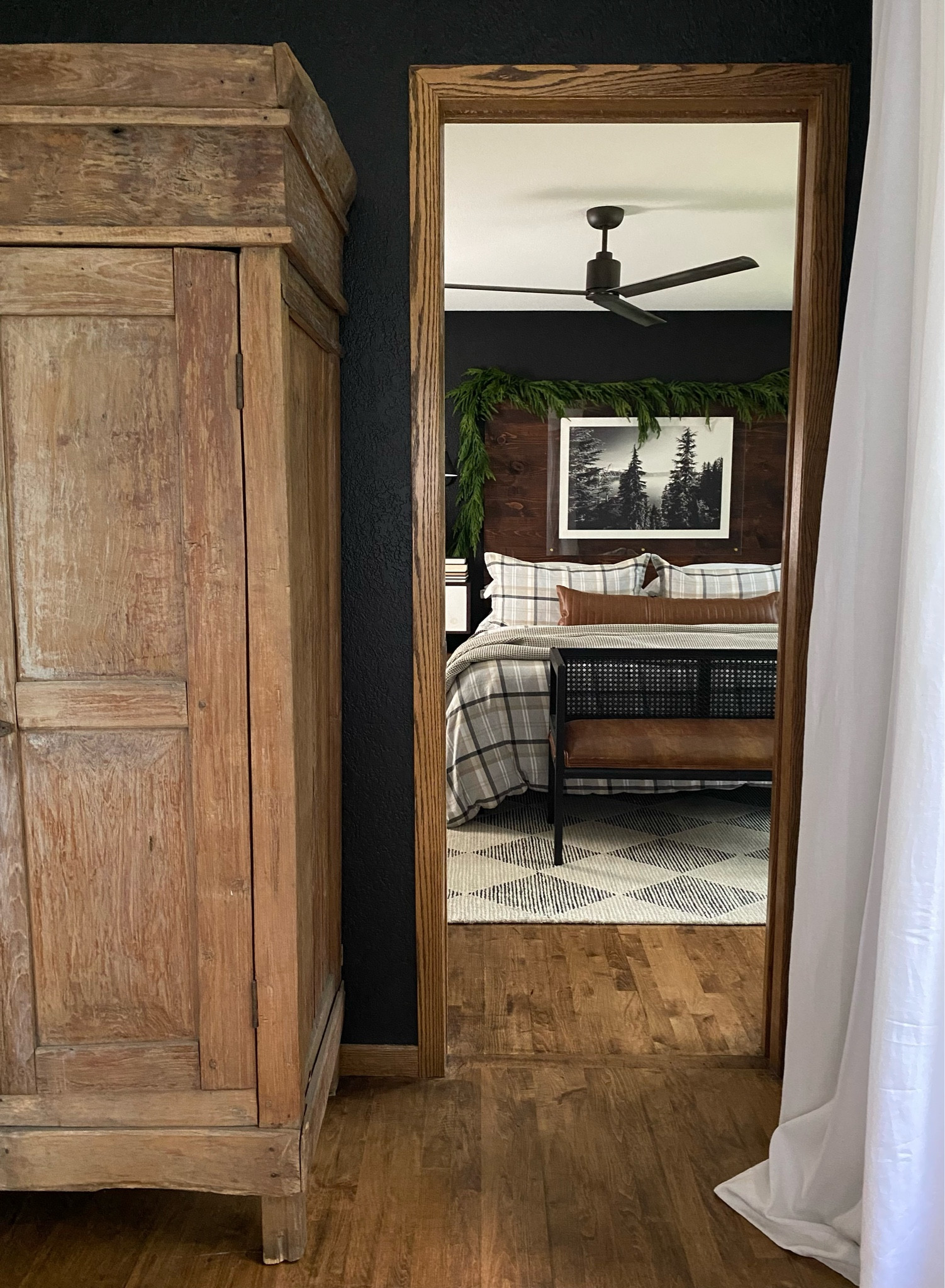 Beautiful, cozy, festive holiday vibes in this modern/rustic bedroom

#LTKhome #LTKSeasonal #LTKHoliday