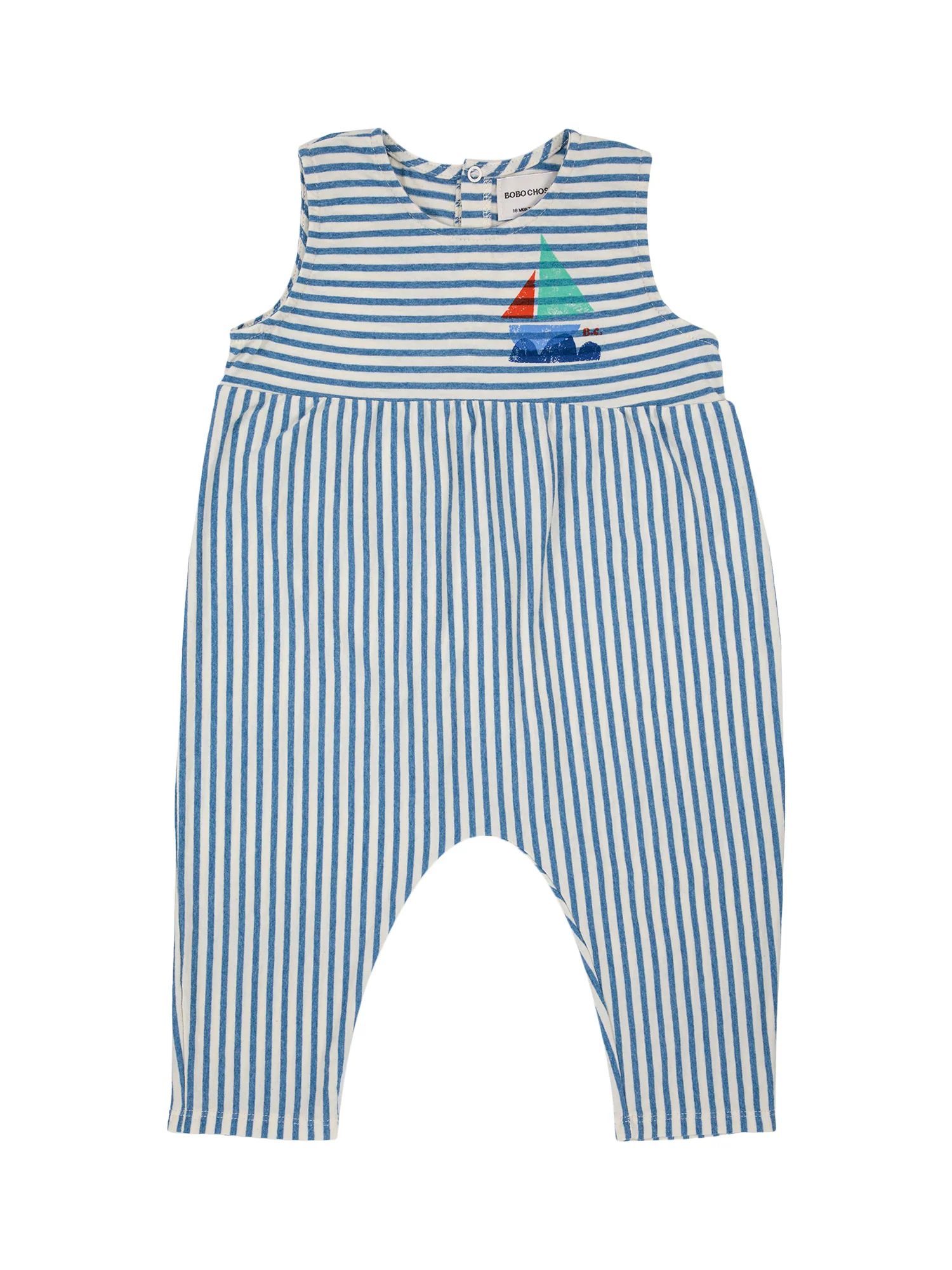 Blue Stripes Overall | Danrie