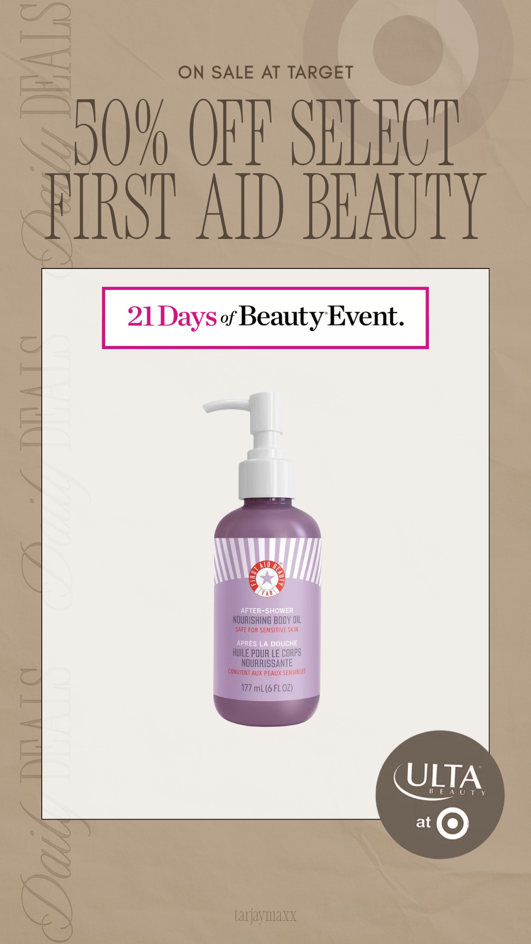 This first aid beauty body oil is one of those products that just makes your skin look so smooth and glowy… and 50% off is actually so worth it for something you’ll use every day.
spring outfits 2026, easter dress women, easter outfits women, easter basket ideas, date night outfits, vacation outfits beach, spring dresses, plus size fashion, work outfits, business casual workwear, ulta beauty at target, first aid beauty, beauty deals, skincare sale, body care routine, glowy skin, self care essentials 

 #LTKmorningroutine #LTKselfcare #LTKBeauty