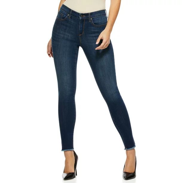 Sofia Jeans by Sofia Vergara Women’s Sofia Skinny Mid Rise Stretch Ankle Jeans - Walmart.com | Walmart (US)