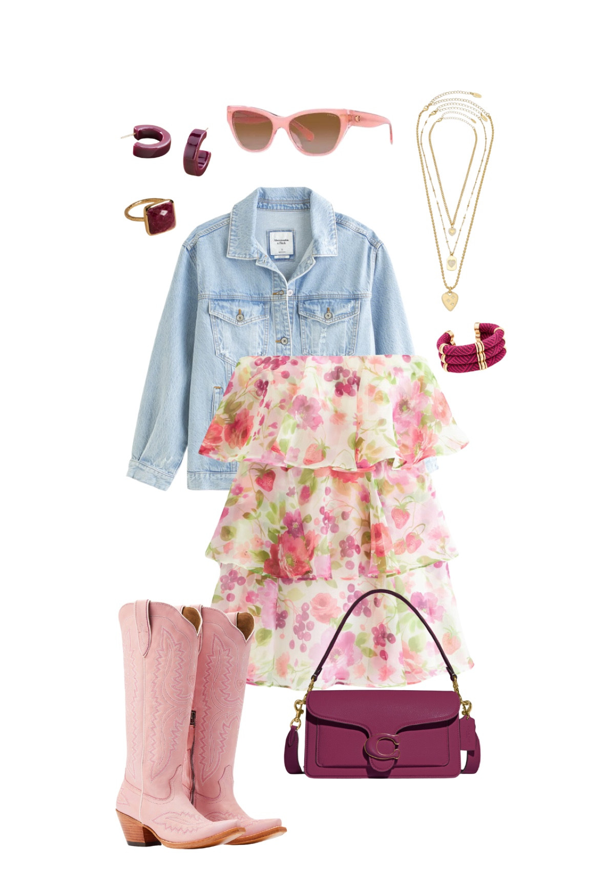Fun & Flirtly Spring Western Style Inspo🌸🩷🌷

style guide, style inspo, outfit idea, outfit inspo, western style, pink cowboy boots, denim jacket, floral dresss

#LTKstyletip #LTKSpringSale #LTKSeasonal