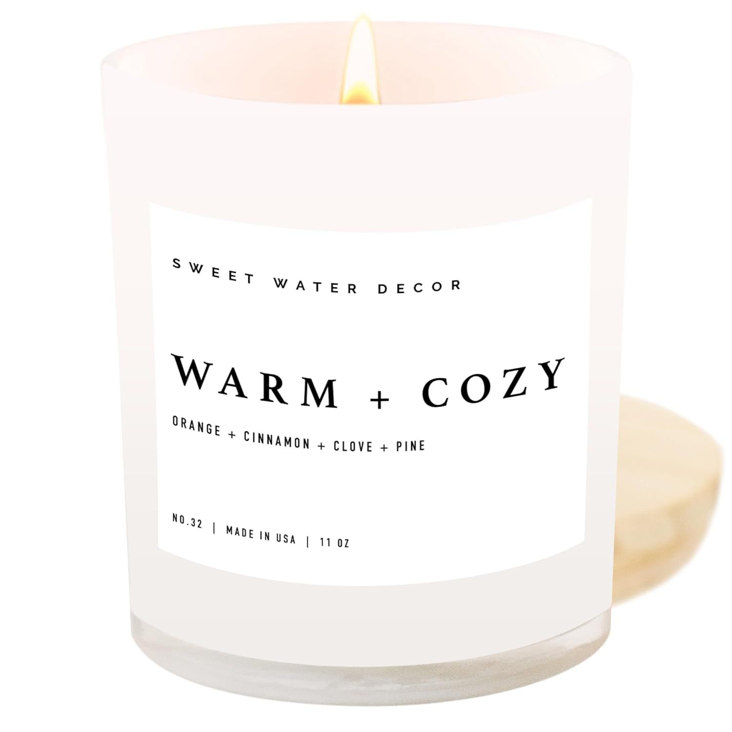 Sweet Water Decor Warm and Cozy Soy Candle | Pine, Orange, Cinnamon, and Fir Winter Scented Candl... | Amazon (US)