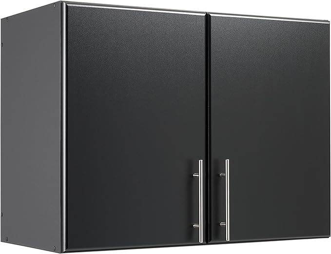 Prepac Elite Storage Cabinet, 32" Stackable Wall, Black | Amazon (US)