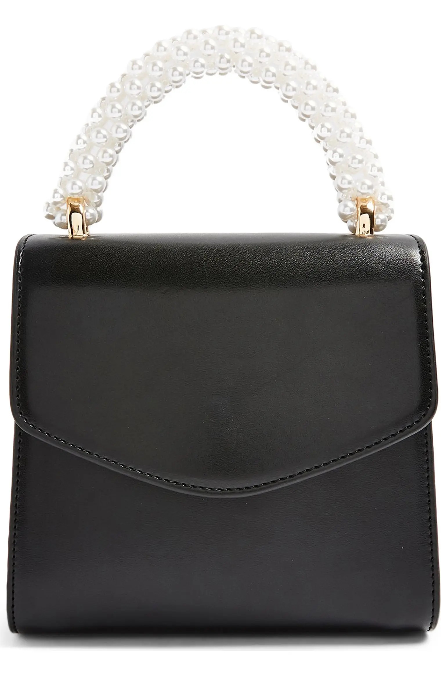 Aurora Imitation Pearl Faux Leather Handbag | Nordstrom