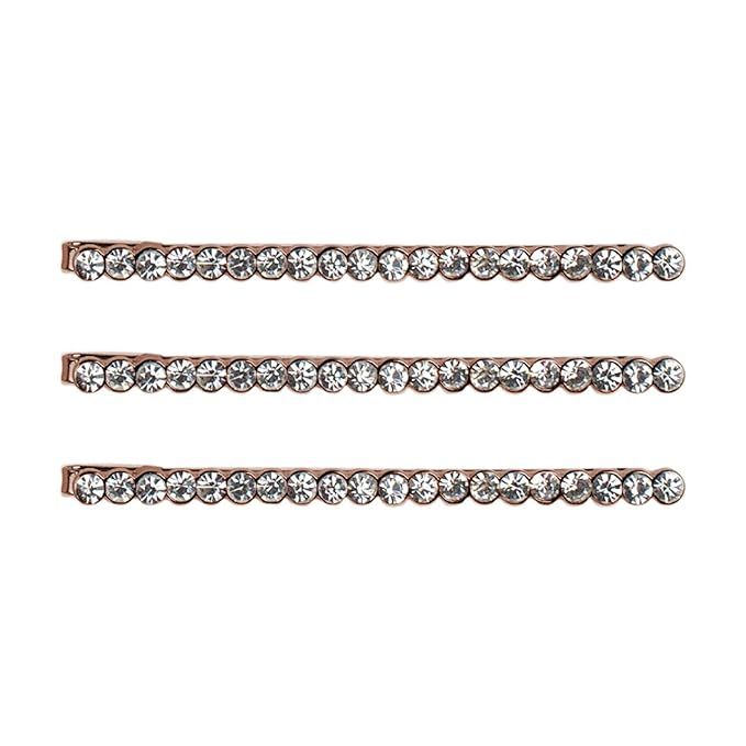 Kitsch Rhinestone Hair Bobby Pins, Fashion Bobby Pins for Hair, Rose Gold Hair Pins for Women, Ha... | Amazon (US)