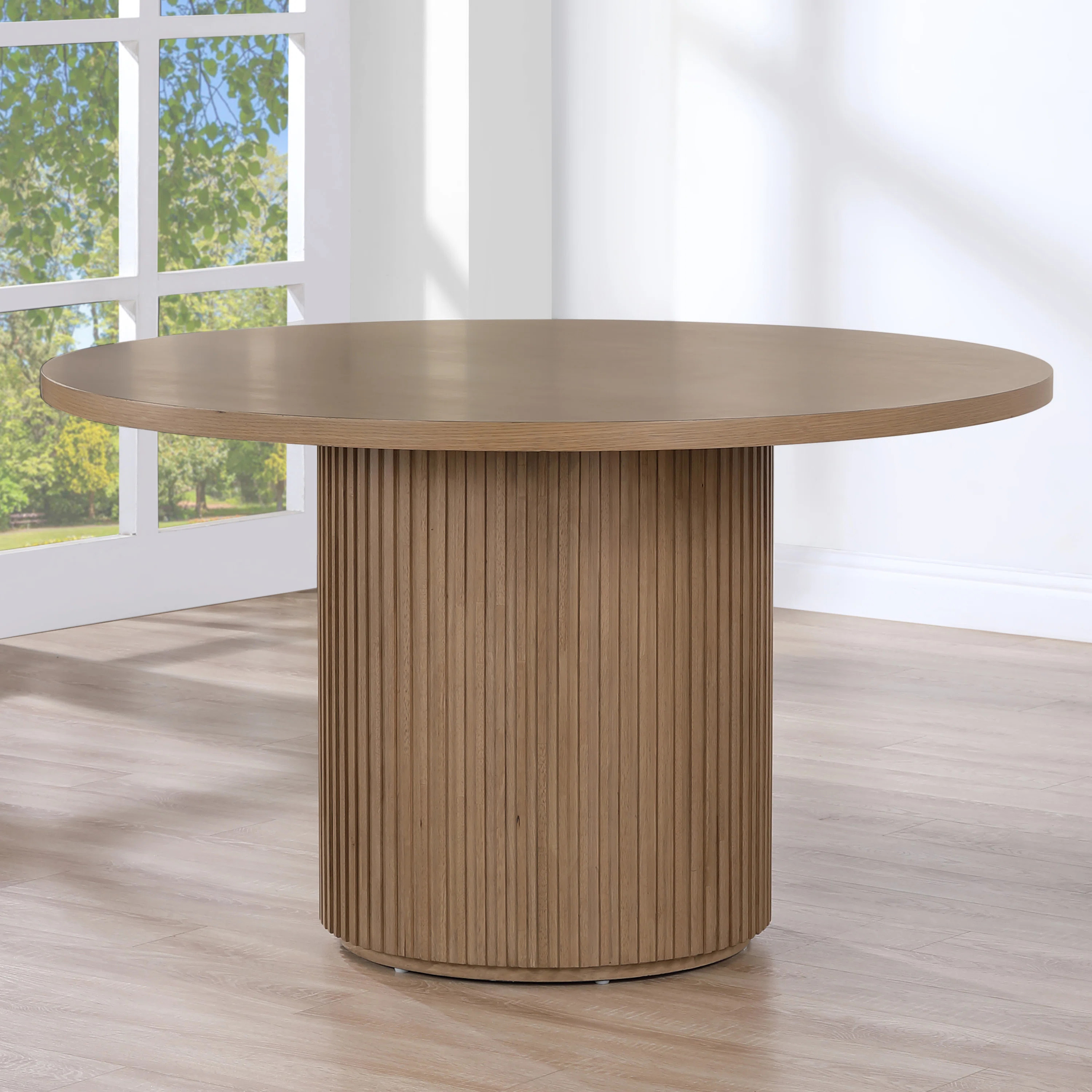 Latitude Run® Fiammetta 52'' Round Pedestal Dining Table & Reviews | Wayfair | Wayfair North America