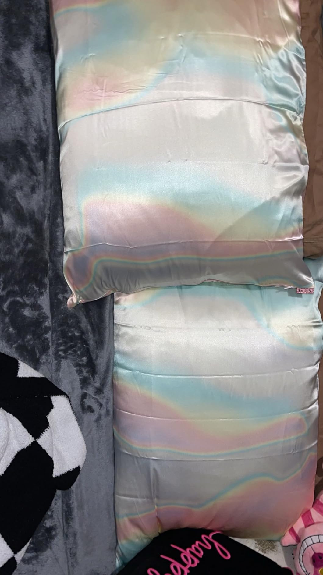 Kitsch Satin Pillowcase for Hair & Skin - Softer Than Silk Pillowcase for Hair & Skin Cooling Sat... | Amazon (US)