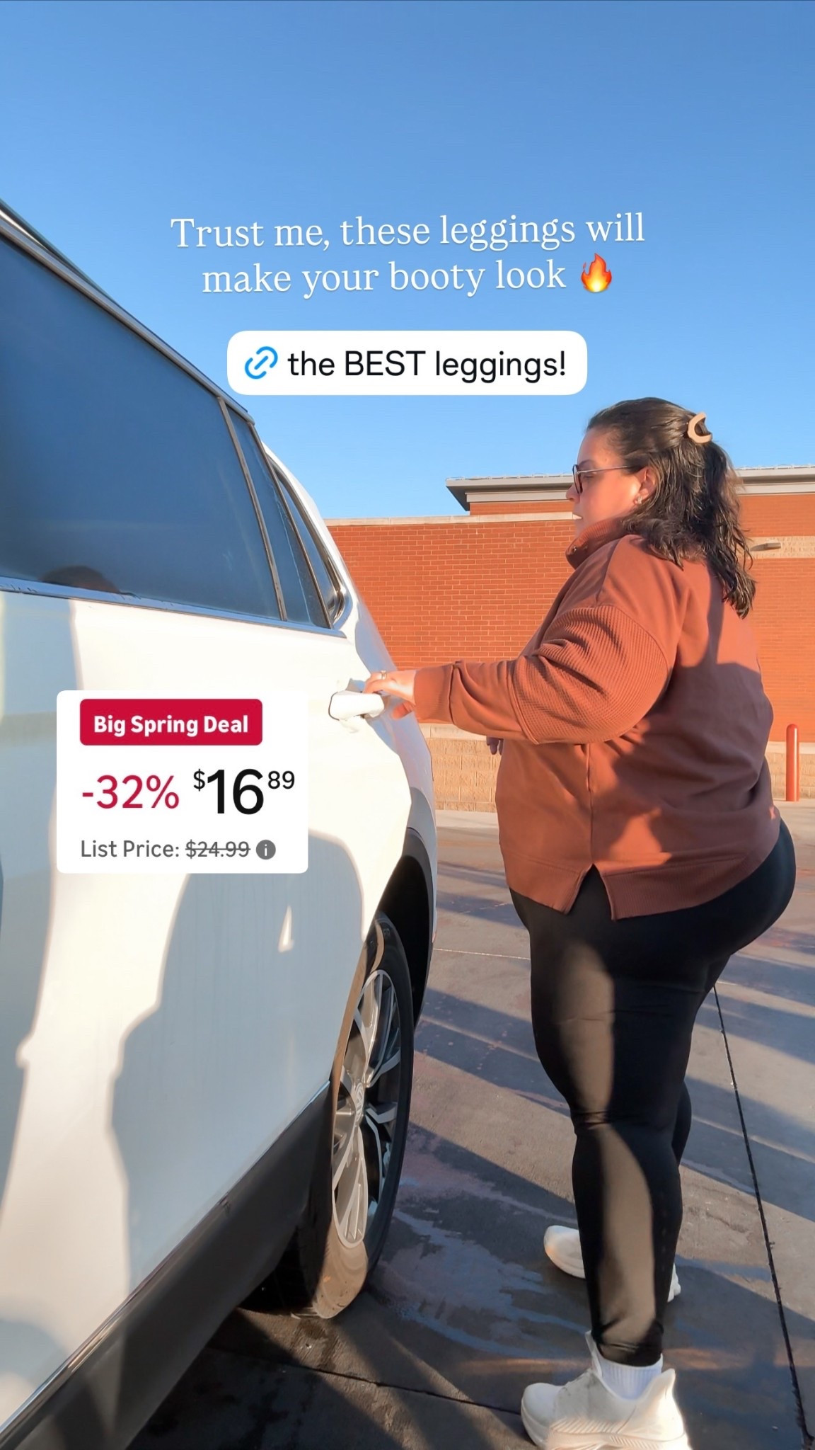 Trust me, these leggings will make your booty look 🔥 

 #LTKootd #LTKSaleAlert #LTKPlusSize