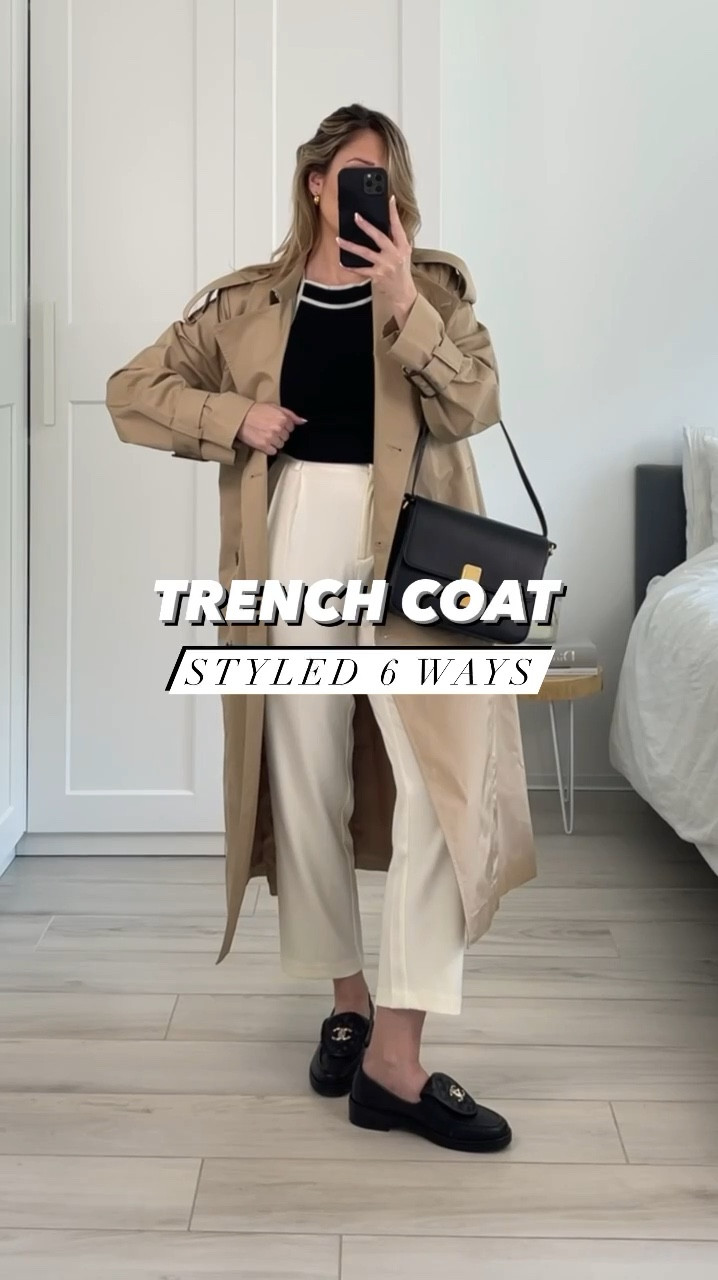 trench coat season 🧥 wearing the &OtherStories trench, beautiful piece for anyone willing to step up their capsule wardrobe! Stick to your regular size (oversized/relaxed fit).

#LTKstyletip #LTKVideo #LTKSeasonal