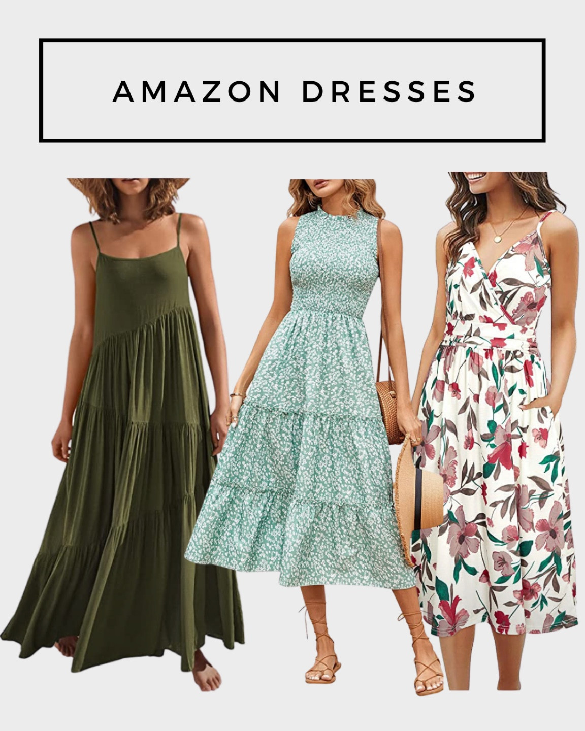 Amazon dresses - perfect for spring or a beach trip! #amazon #amazonfashion #beach #vacation #spring #springbreak #dresses #amazondresses #travel 

#LTKtravel #LTKSeasonal #LTKunder50