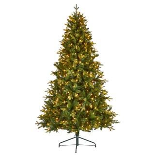 NOMANOMA Pre-Lit Kensington Christmas Tree with Tree Stand, 450 Incandescent Lights, Green, 7-ft#... | Canadian Tire