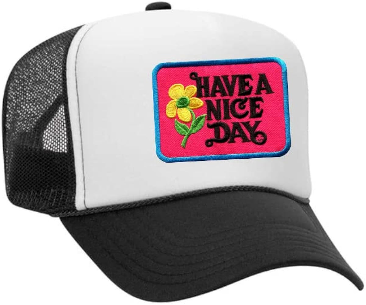 Have A Nice Day Vintage Patch Trucker Hat | Amazon (US)