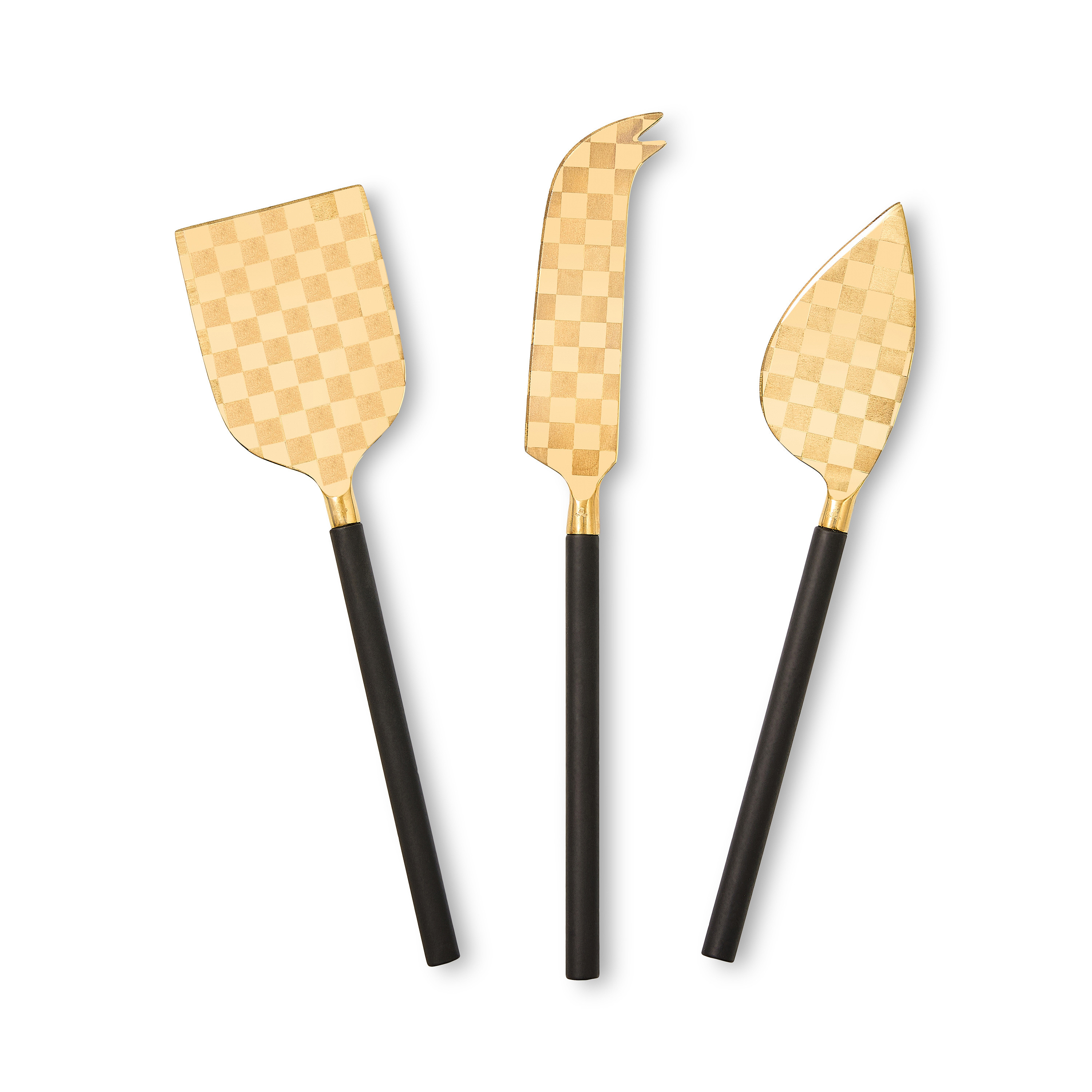 MacKenzie-Childs Black Cheese Knife Set | MacKenzie-Childs