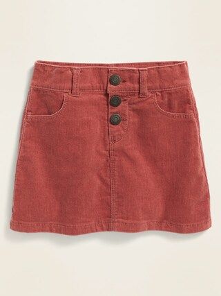 Corduroy Snap-Fly Skirt for Toddler Girls | Old Navy (US)