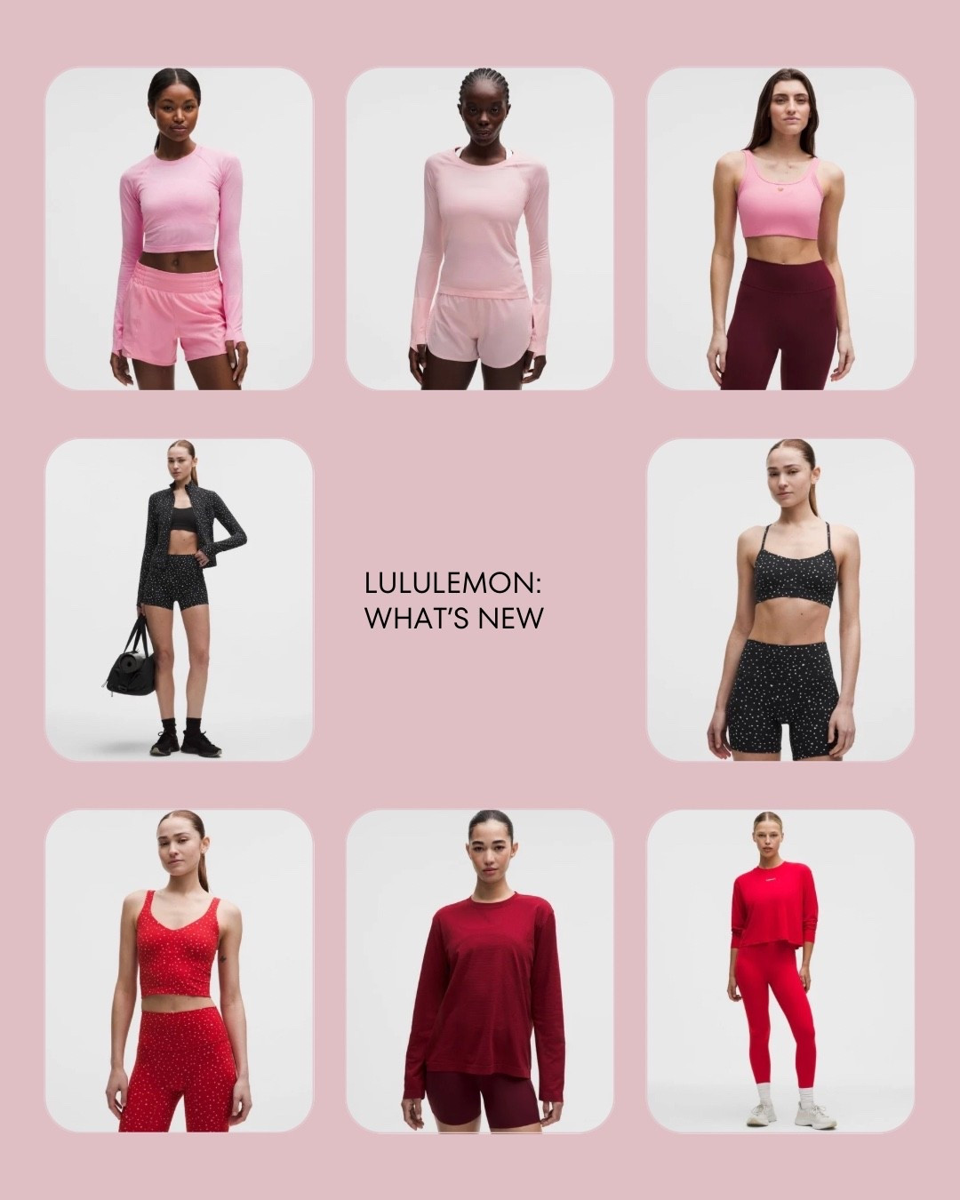 What’s new at lululemon this week?! More fun pinks & reds! A cute tiny heart pattern! And some new training pieces! 



#lululemon

#LTKActive #LTKValentine