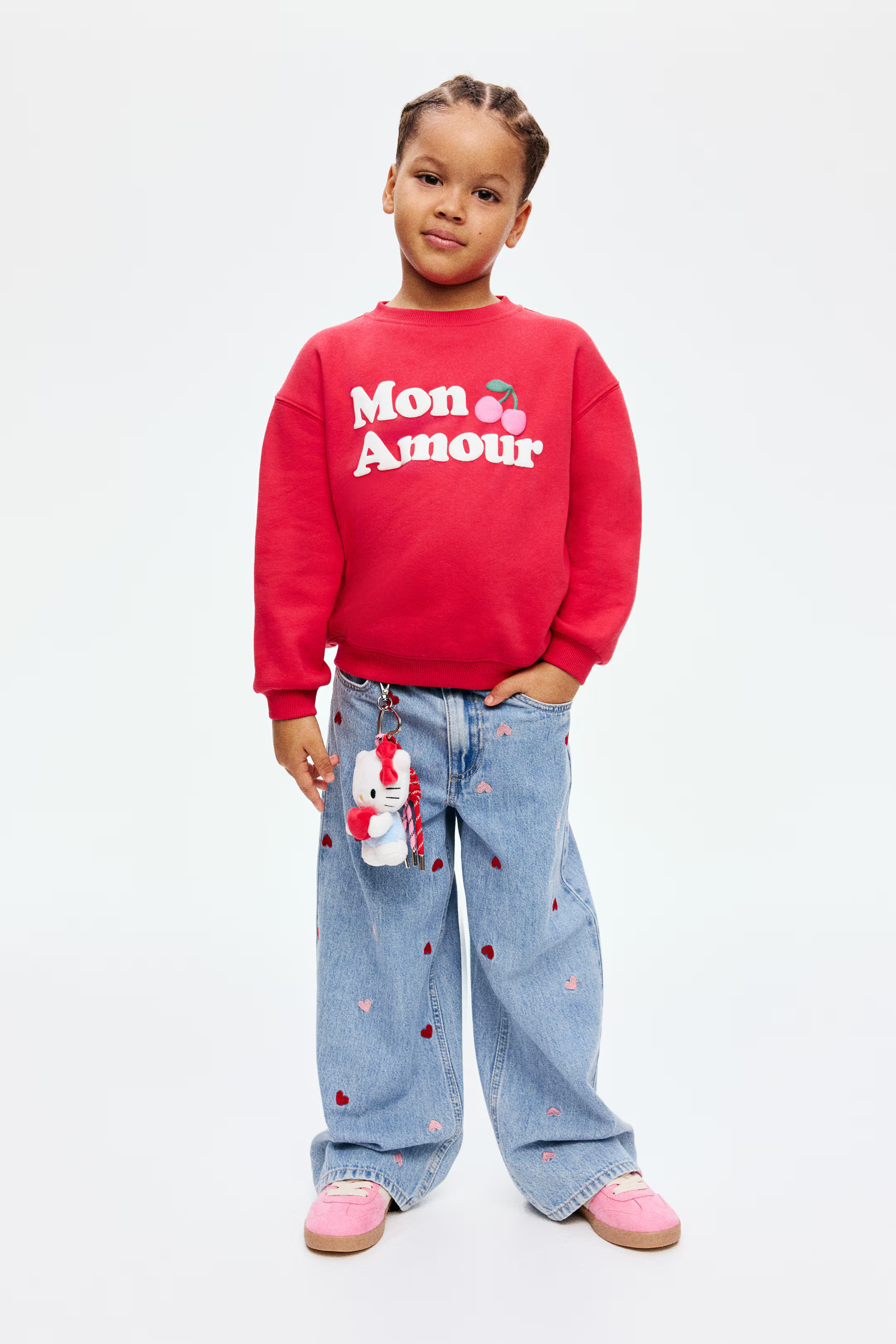 Light denim blue/hearts | H&M (US + CA)