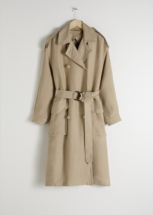 Belted Linen Blend Trench Coat | & Other Stories (EU + UK)