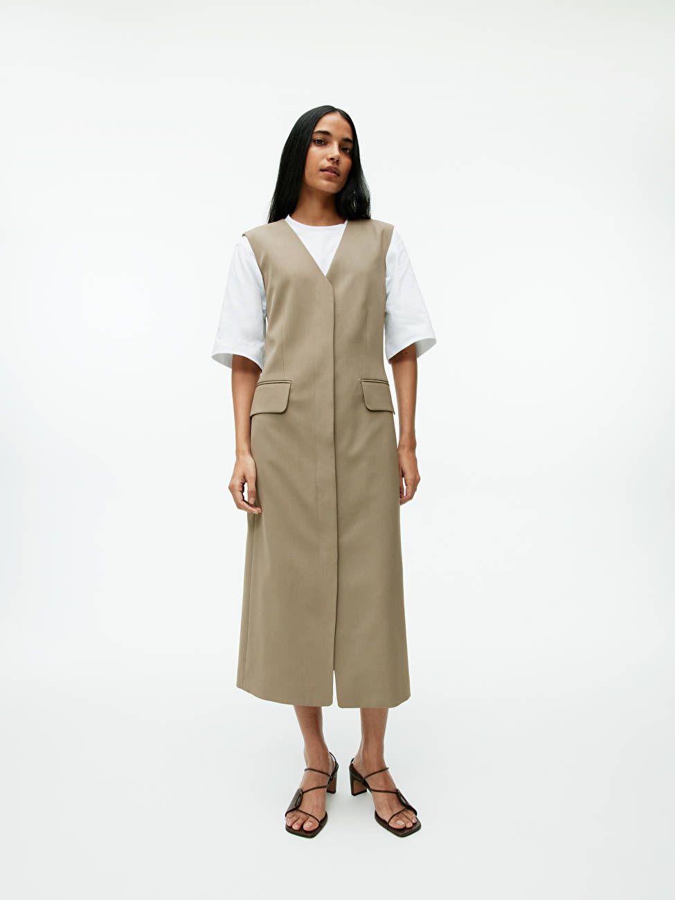 Wool-Blend Vest Dress | ARKET