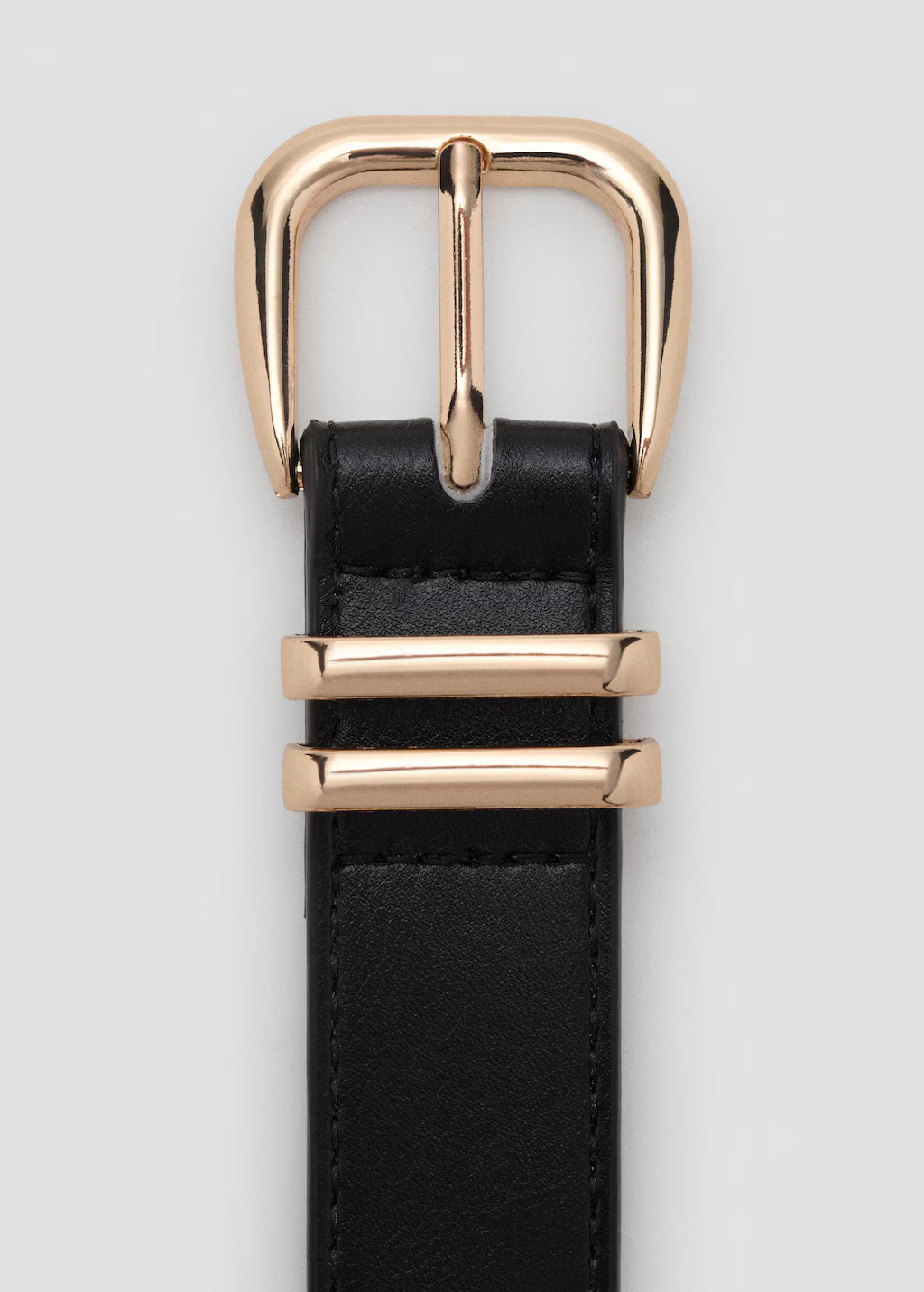 Metal buckle belt black - Woman - S - MANGO | Mango (US/MX/AU)