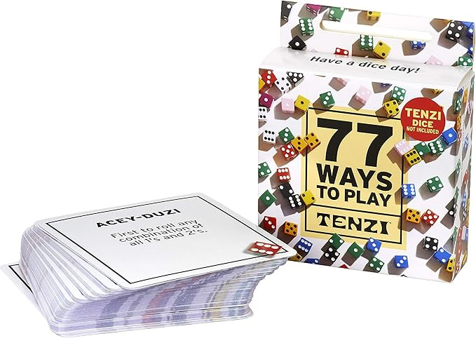 TENZI 77 Ways to Play The Add-on Card Set for The Dice Party Game - Ages 7 to 97 | Amazon (US)
