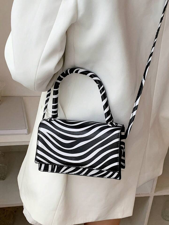1 Stück elegant einfache Handtasche mit großer Kapazität, leicht, multifunktional, mit Klappen... | SHEIN