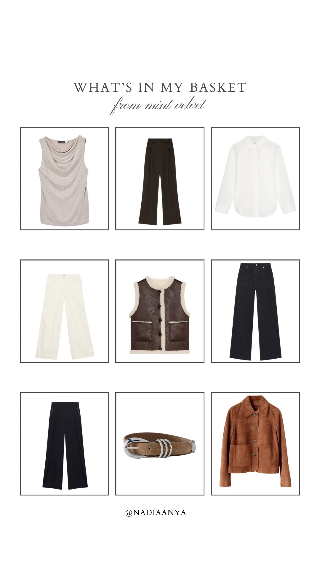 What’s in my basket from mint velvet! Ad

#LTKeurope #LTKwinter #LTKjeans