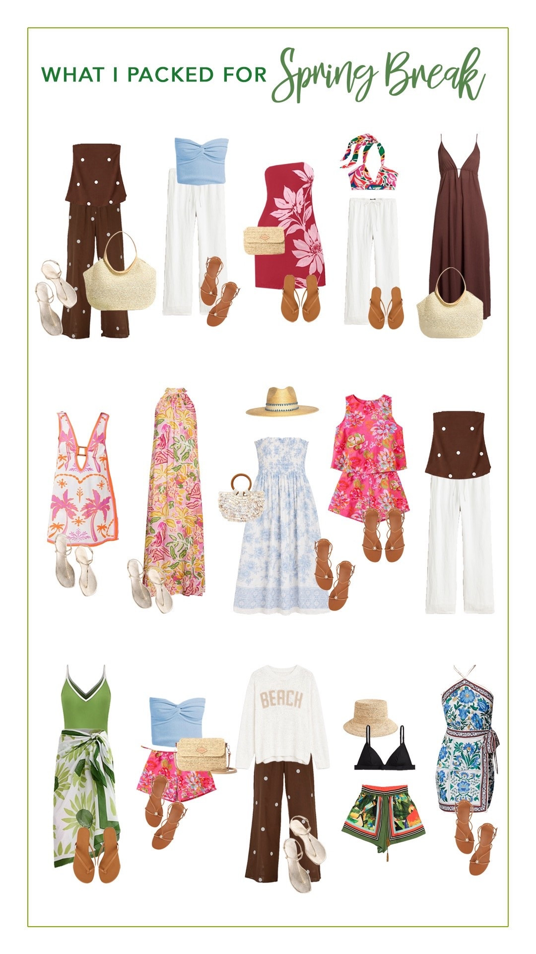 What I Packed for Spring Break | Hi Sugarplum!

#LTKOver40 #LTKSeasonal #LTKTravel