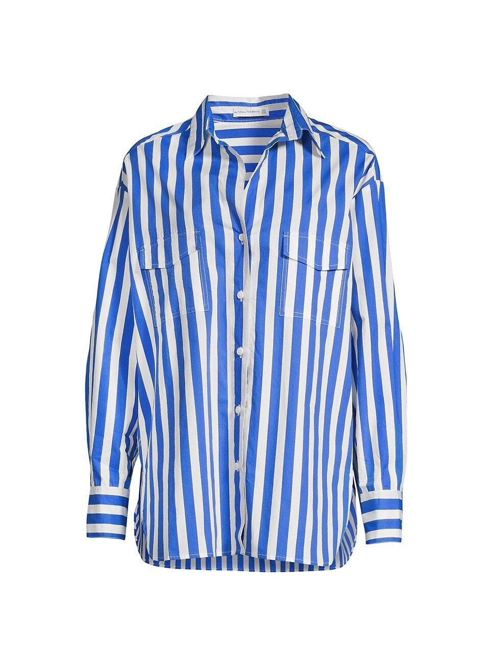 Tyde Stripe Cotton Button-Front Shirt | Saks Fifth Avenue