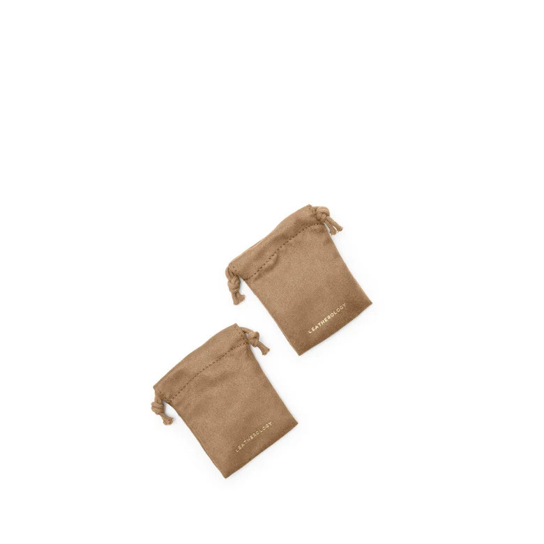 Drawstring Small Pouches (Set of Two) | Leatherology
