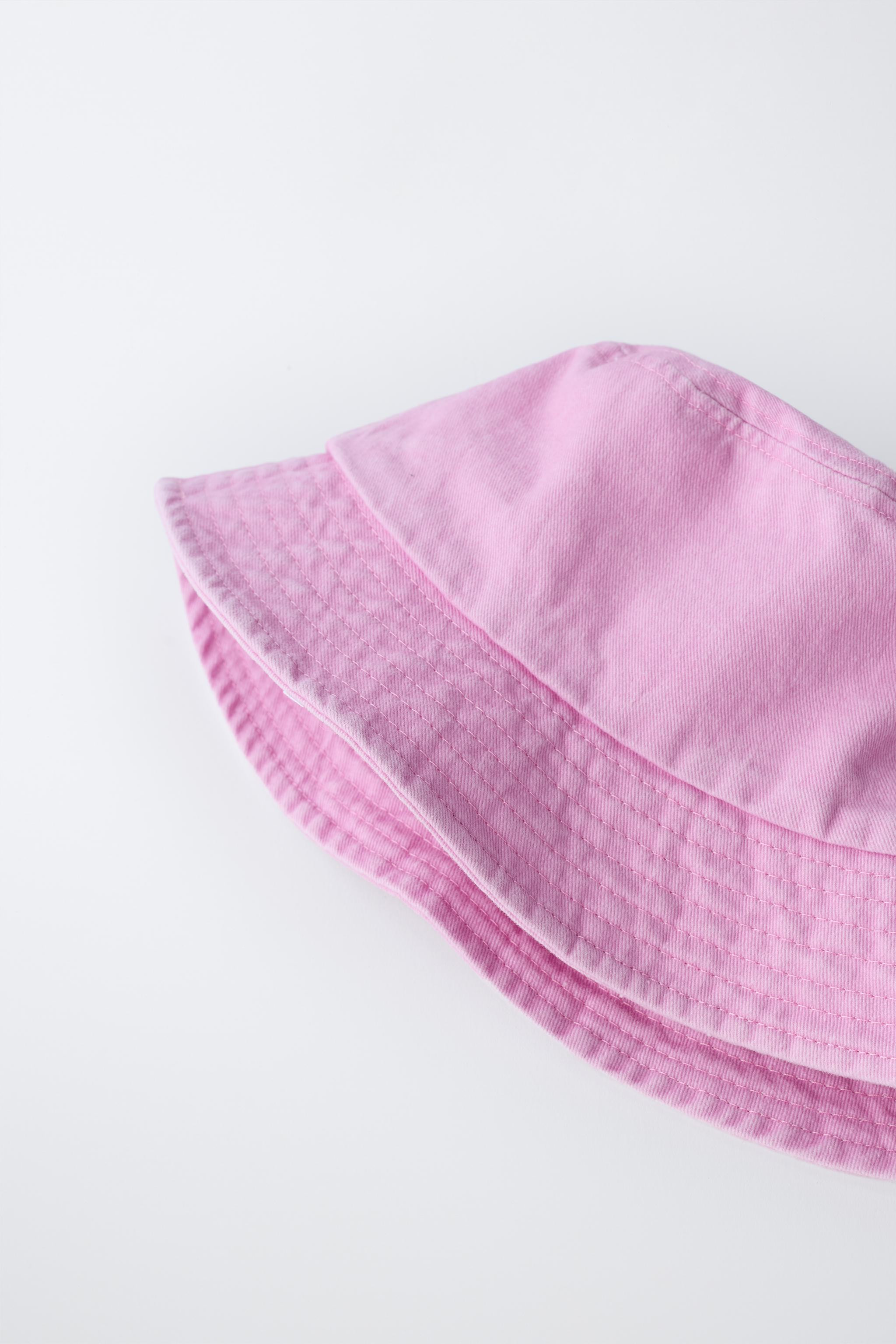 CONTRAST STITCH BUCKET HAT | Zara US