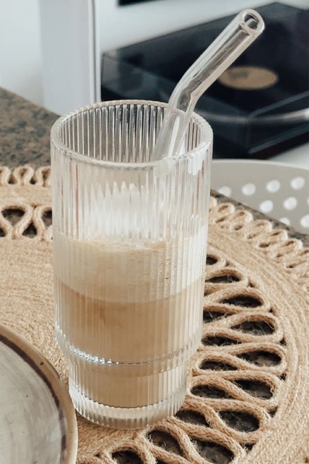 My favorite ribbed glassware from Amazon. Perfect coffee cups with glass straws for cold and hot drinks. 

Kitchen essentials • summer coffee cups •  Amazon finds 

#LTKHome #LTKSaleAlert