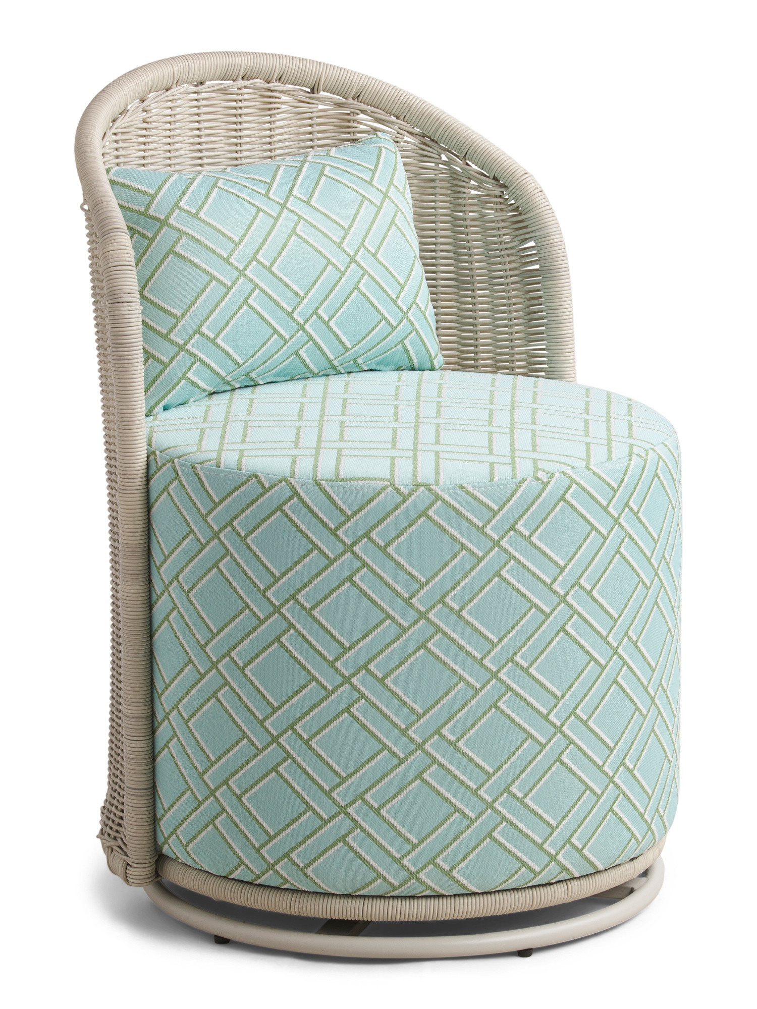 Outdoor Wicker Swivel Chair | Furniture & Lighting | Marshalls | Marshalls