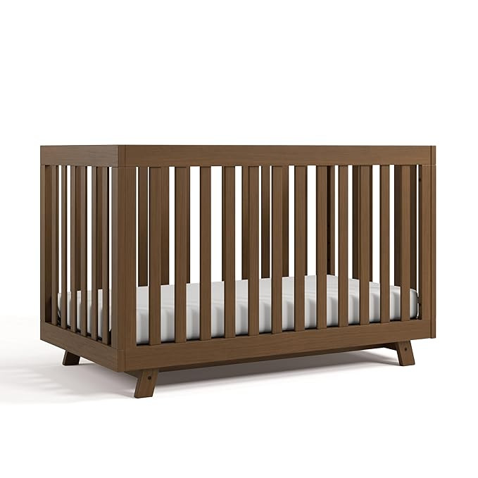Storkcraft Beckett 3-in-1 Convertible Crib (Hazelnut) – GREENGUARD Gold Certified, Converts fro... | Amazon (US)