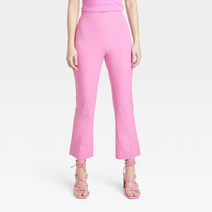 Women's High-Rise Slim Fit Kick Flare Pull-On Pants - A New Day™ | Target