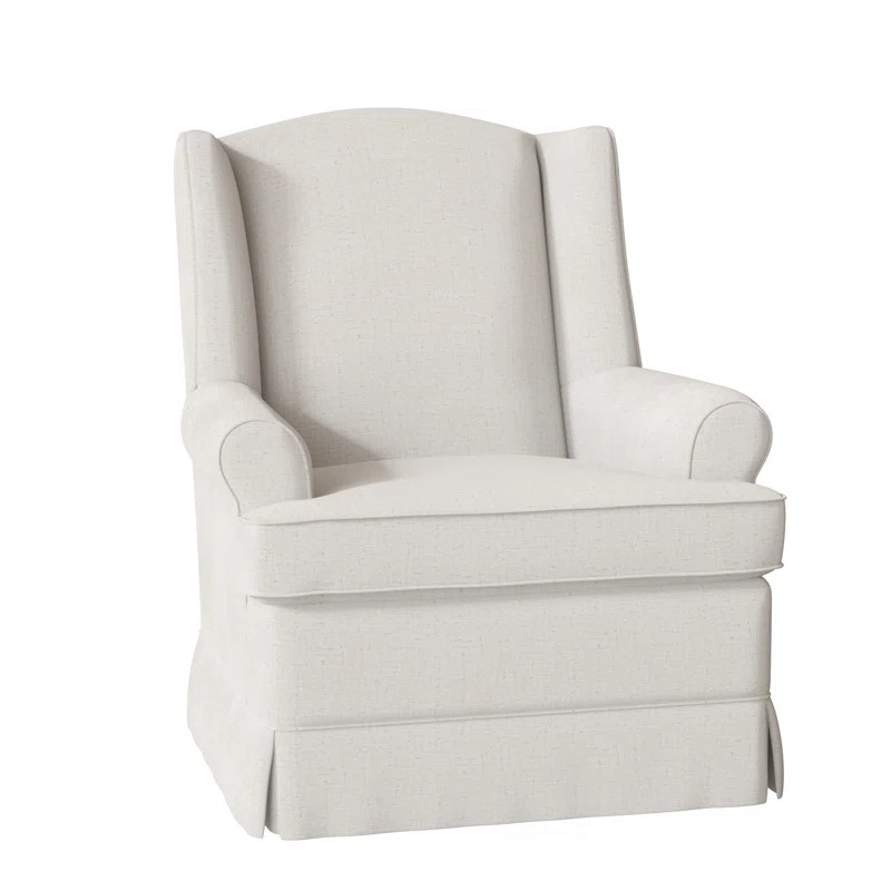 Abington Swivel Glider, Flax Ivory | Wayfair North America