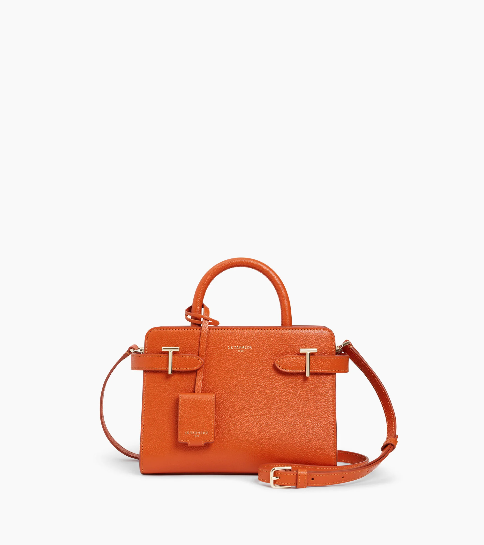 Emilie small handbag in grained leather | Le Tanneur