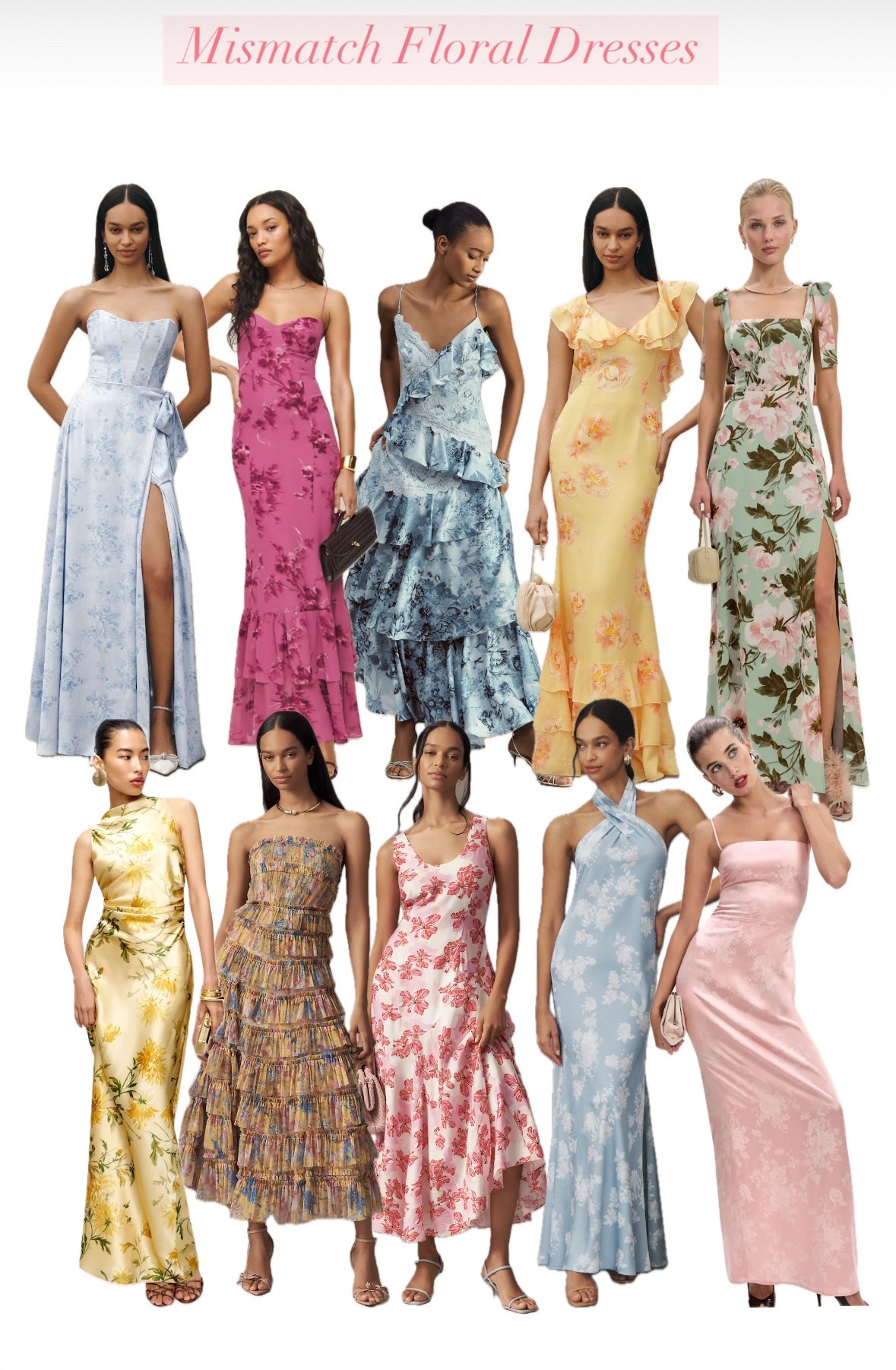 Mismatch Floral Dresses part 2

Perfect for bridesmaid or wedding guest dresses 

#LTKSeasonal #LTKWedding #LTKParties