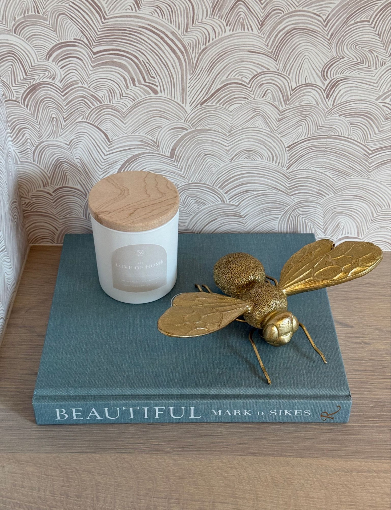 Office decor!! Gold bumblebee, candle, book, Kate Marker Home

#LTKStyleTip #LTKHome #LTKGiftGuide