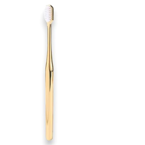 Oceira Luxury Gold Travel Toothbrush - Extra Soft Bristle Toothbrush | BPA-Free Ultra Soft Gold Tooth Brush | Premium Soft Toothbrush for Gentle Care | Amazon (US)