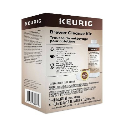 Keurig Brewer Cleanse Kit: Descaling Solution & Cleaner for Coffee Maker Maintenance | Target
