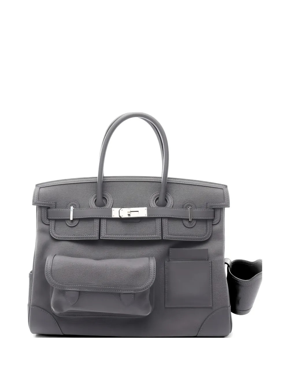 Hermès Pre-Owned 2025 Birkin Cargo 35 Grimisty tote bag - Grey | Farfetch Global