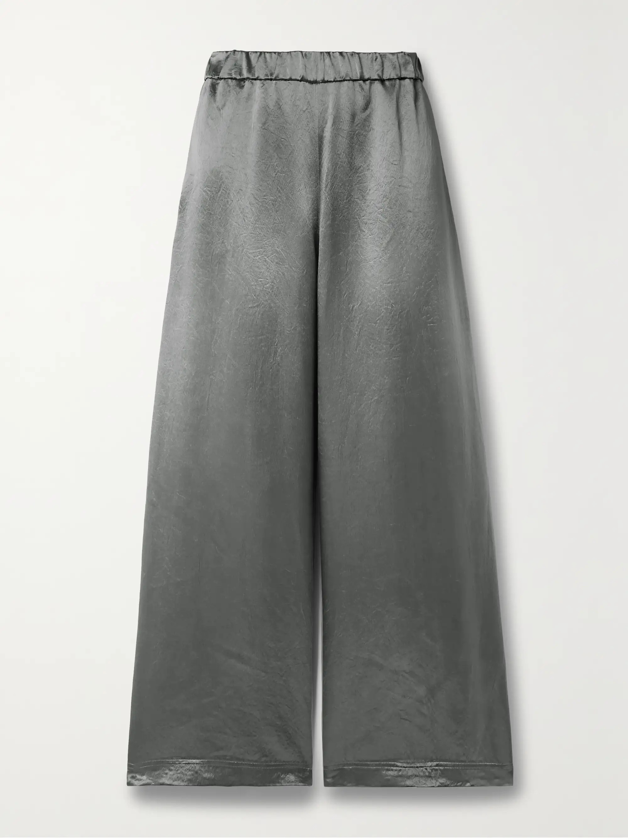 Leisure Acanto hammered-satin wide-leg pants | NET-A-PORTER (US)