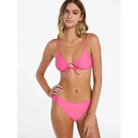 No Boundaries Essentials O-Ring Bikini Top, Women’s XXS-XXL | Walmart (US)