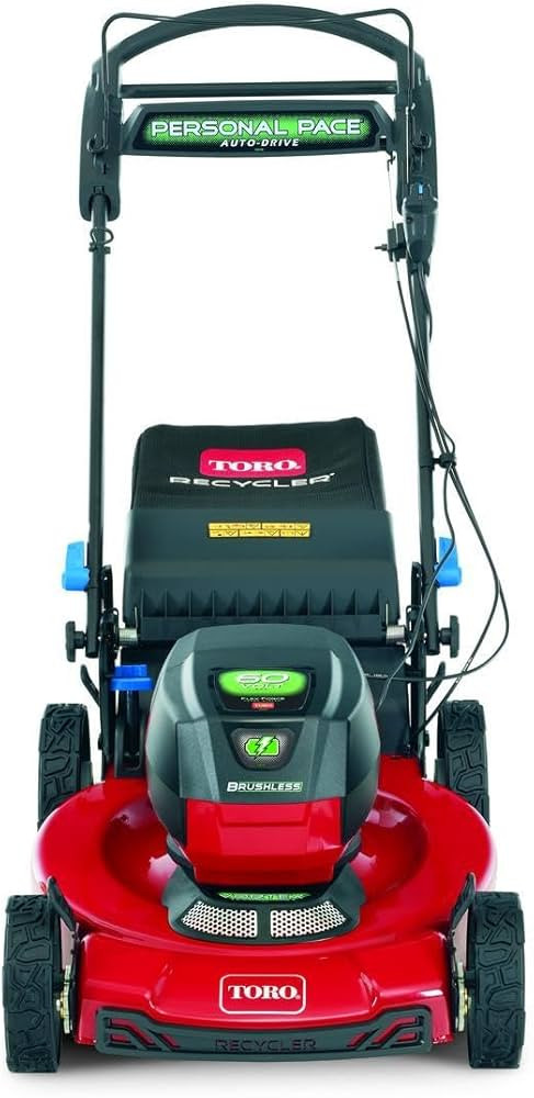 Toro Recycler 21466 22-Inch 60 V Battery Self-Propelled Lawn Mower | Amazon (US)
