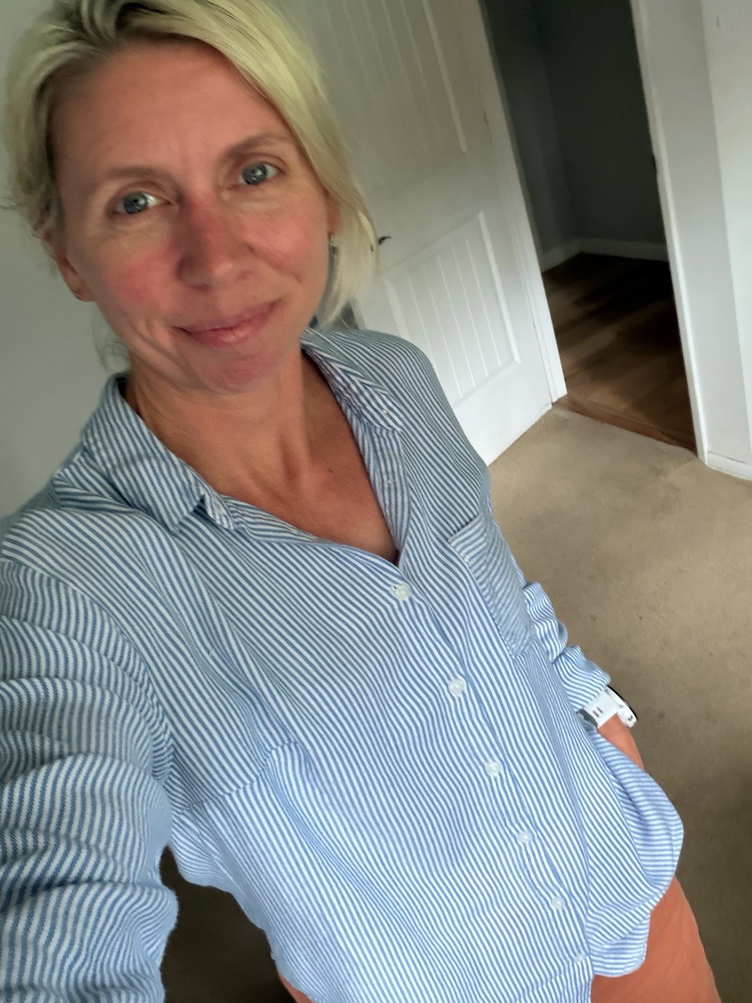 The softest button down.

#LTKdayinmylife #LTKmomlife #LTKootd