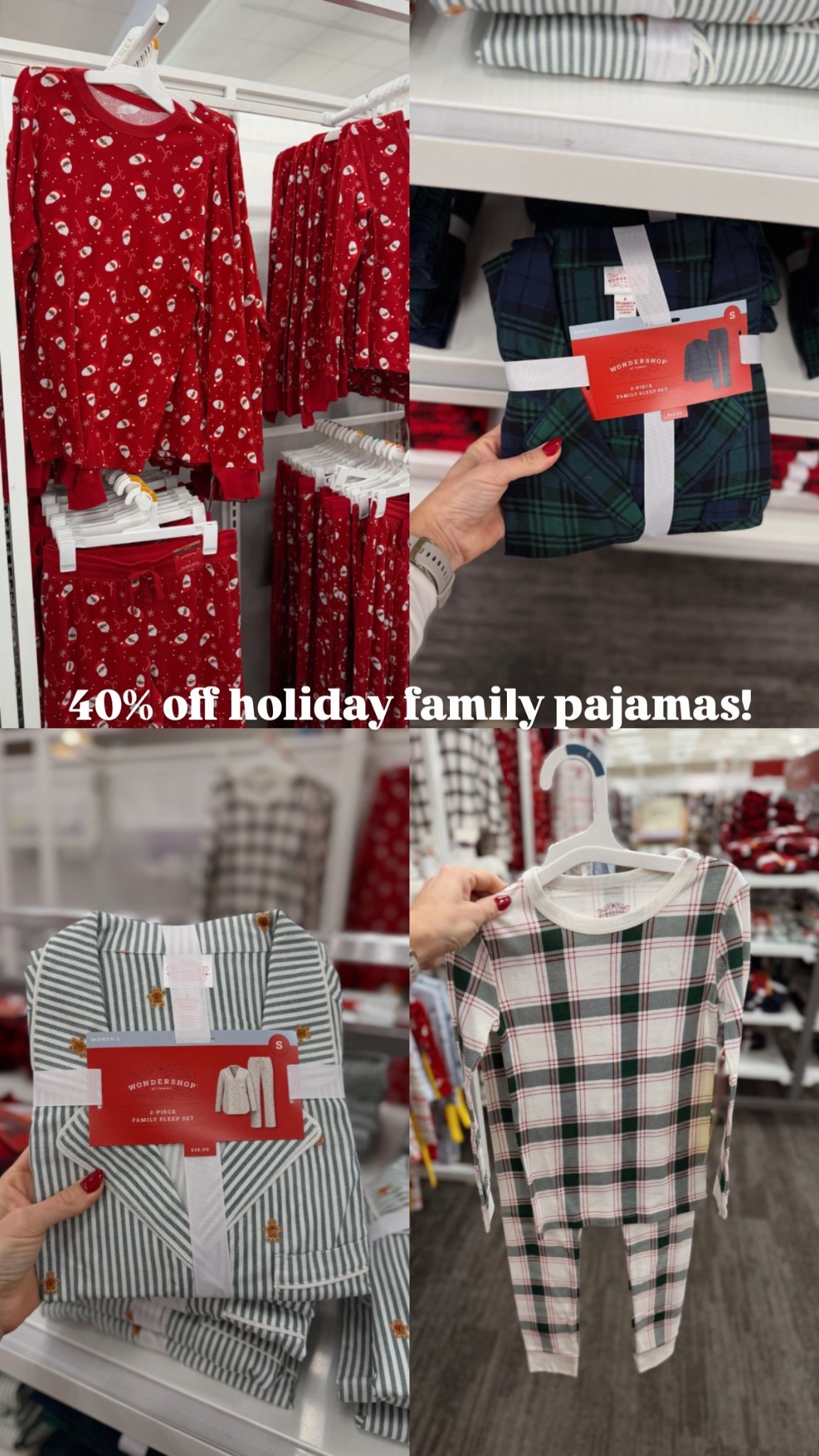 Save on matching Christmas pajamas for the family! Currently 40% off. Such a good deal!

#LTKFamily #LTKHoliday #LTKSaleAlert